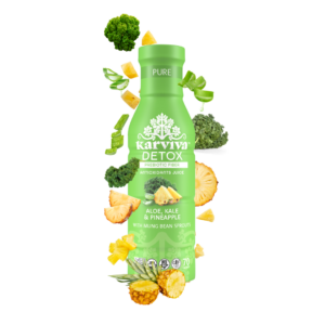 DETOX Aloe, Kale & Pineapple 6 bottles, 12fl oz – Karviva