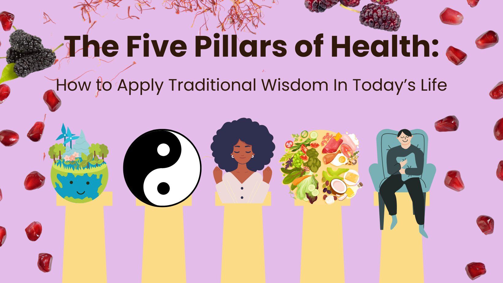 The Five Pillars of Health: How to Apply Traditional Wisdom In Today’s Life cover